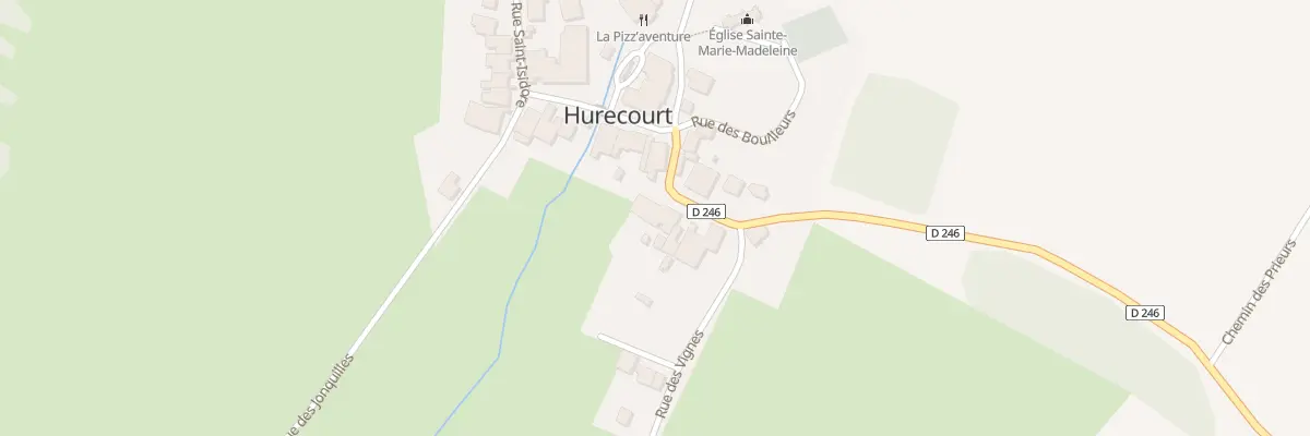 Plan du 4 Rue de l’Epine à Hurecourt