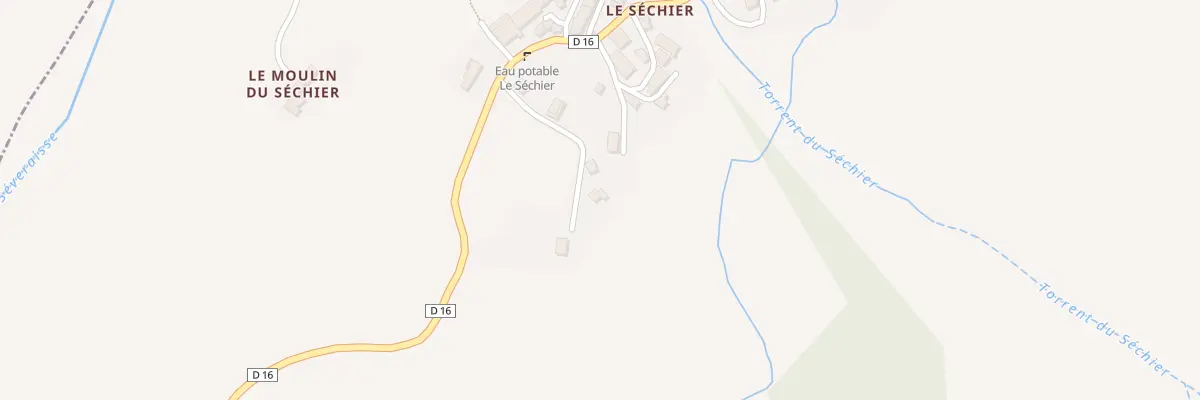 Plan du 119 Che de la Mésange à Saint-Jacques-en-Valgodemard
