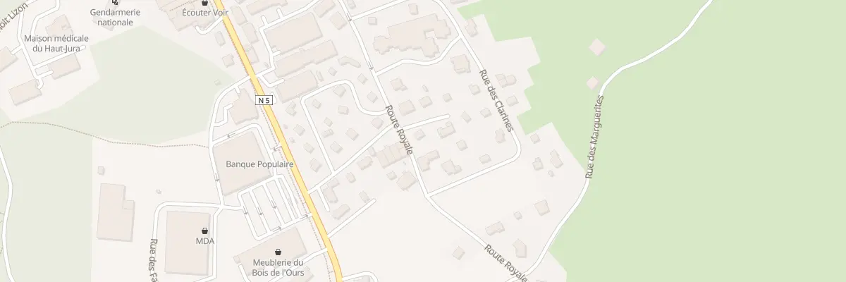 Plan du 12 Rue des Jonquilles aux Rousses