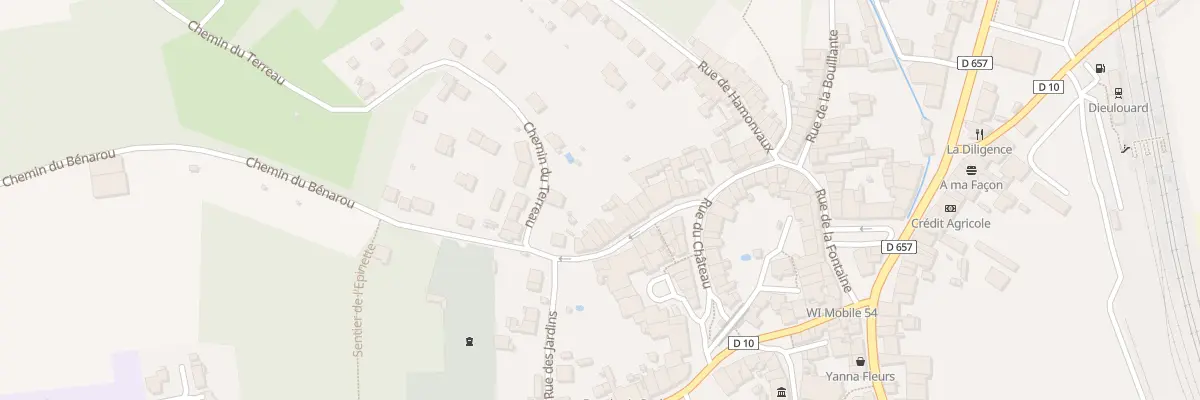 Plan du 30 Rue Porte Boulot à Dieulouard