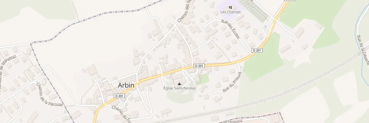 Plan du 531 Gr Grande Rue à Arbin