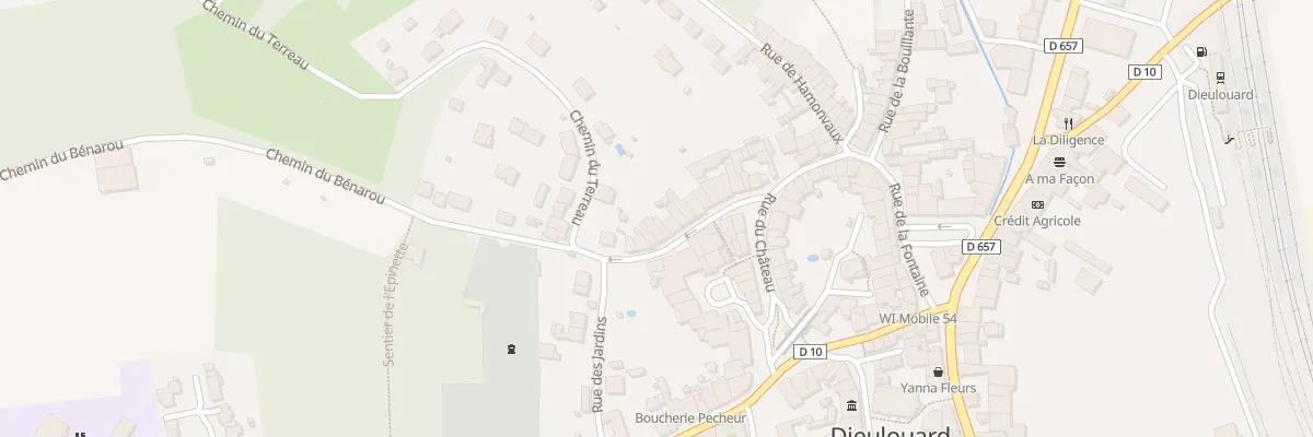 Plan du 32 Rue Porte Boulot à Dieulouard