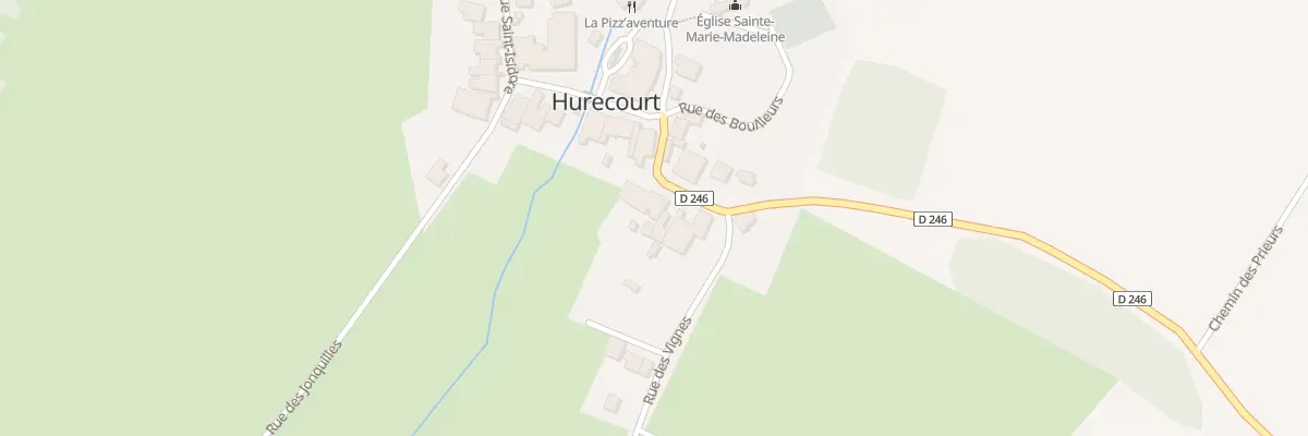 Plan du 6 Rue de l’Epine à Hurecourt
