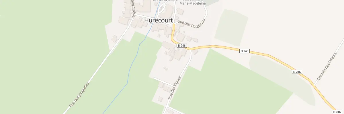 Plan du 8 Rue de l’Epine à Hurecourt
