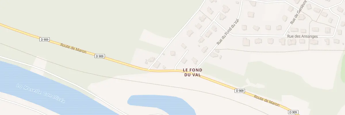 Plan du 65A Rue du Fond du Val à Chaligny