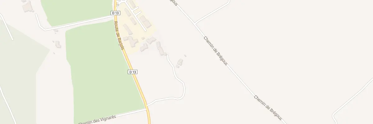Plan du 5335 Bregous à Montmeyan