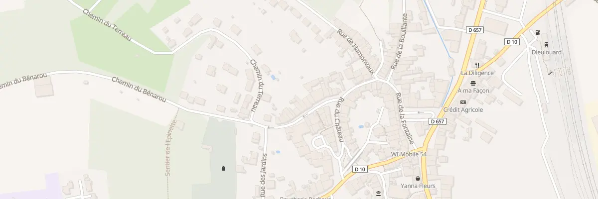 Plan du 26 Rue Porte Boulot à Dieulouard