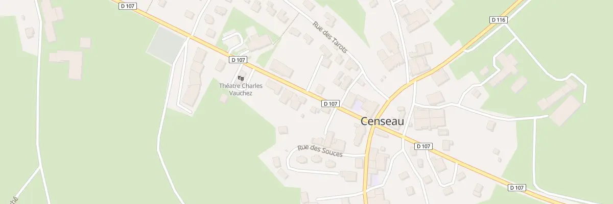 Plan du 3 Rue du Magasin à Censeau