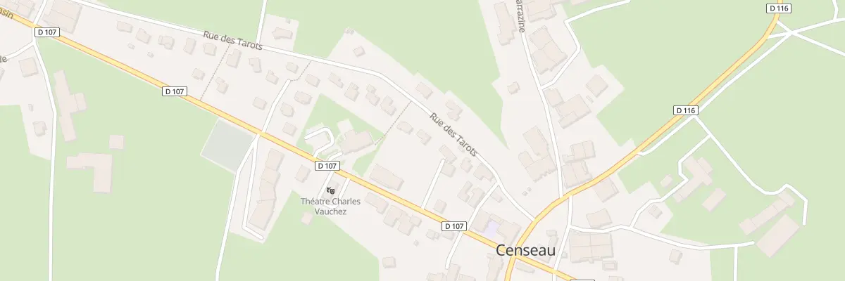 Plan du 3 Rue des Tarrots à Censeau