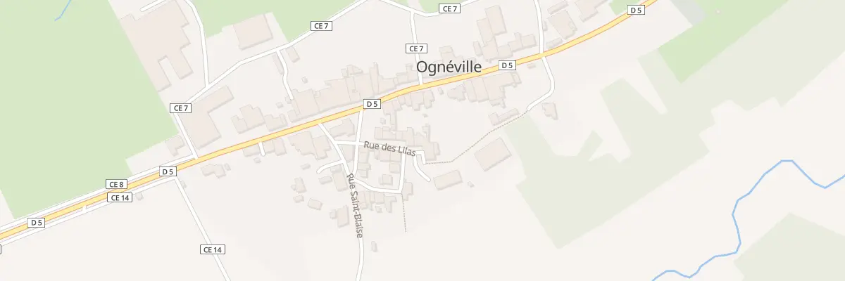 Plan du 9 Rue des Lilas à Ognéville