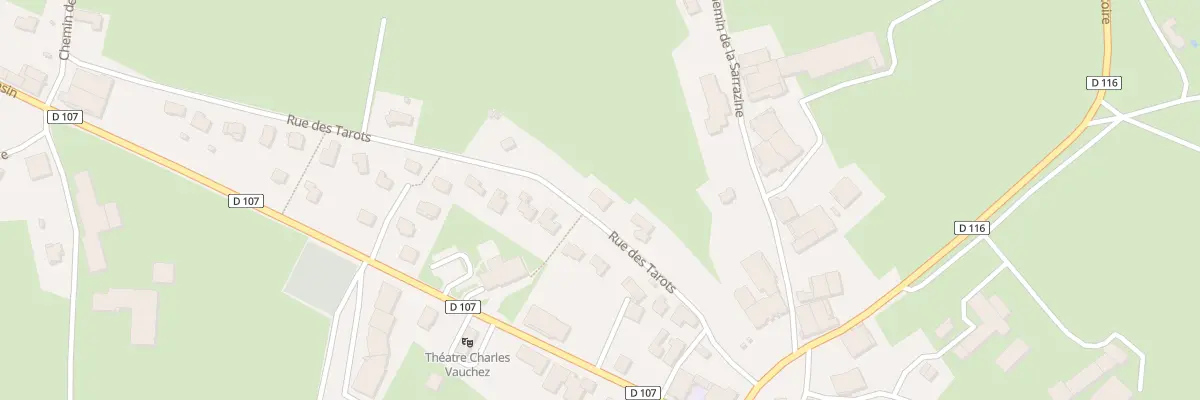 Plan du 2 Rue des Tarrots à Censeau