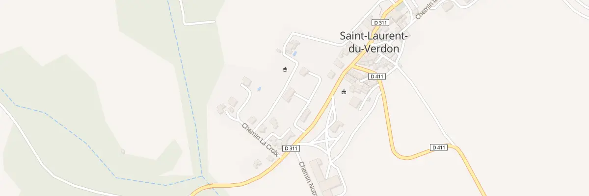 Plan du 160B Rte de Quinson à Saint-Laurent-du-Verdon