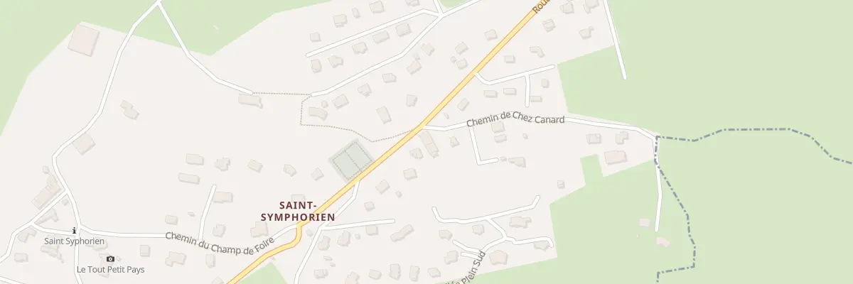 Plan du 1161B Rte de St Saphrin à Andilly