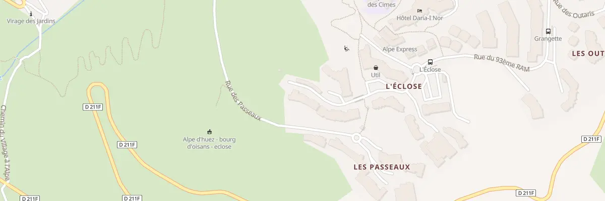 Plan du 695 Rue 93 Eme Ram à Huez
