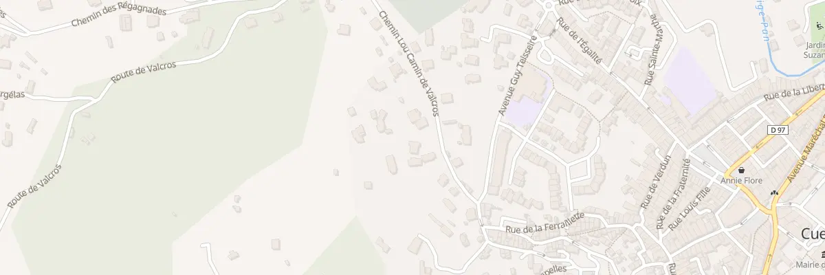Plan du 67 Che Lou Camin de Valcros à Cuers