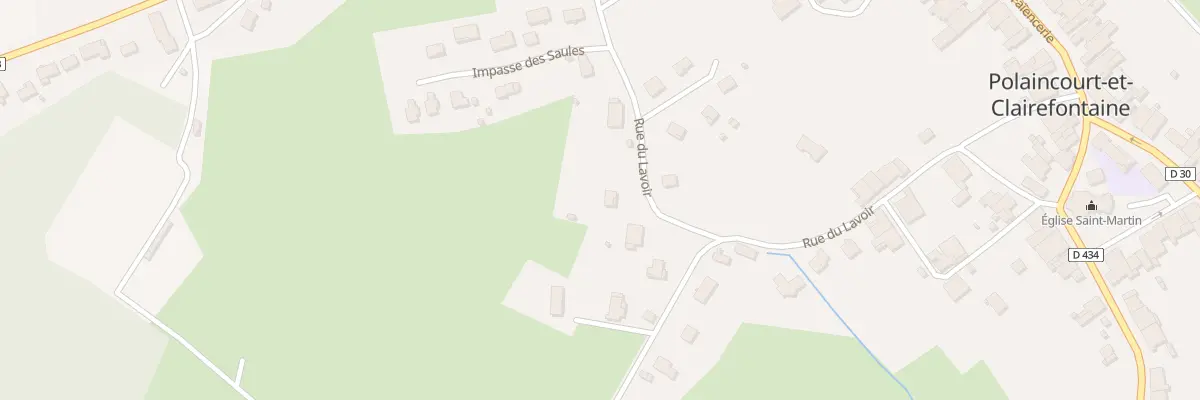 Plan du 19 Rue du Lavoir à Polaincourt-et-Clairefontaine