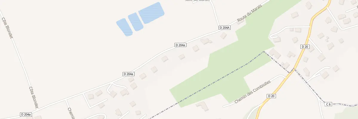 Plan du 447 Rte du Marais à La Chavanne