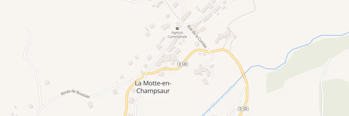 Plan du 7 Rue Endroune du Glavour à La Motte-en-Champsaur