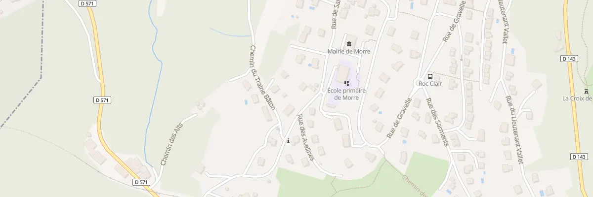 Plan du 7 Rue de St Fort à Morre