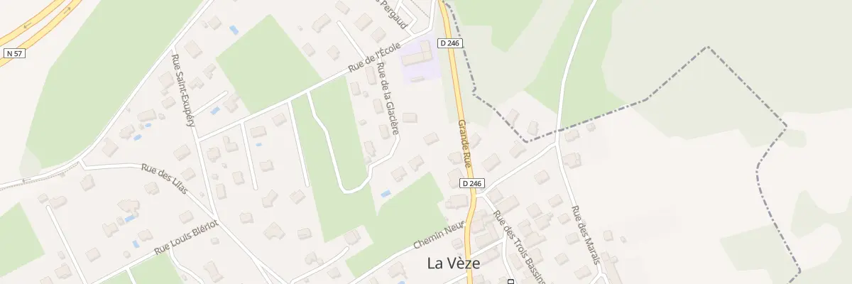 Plan du 5 Rue de la Glacière à La Vèze