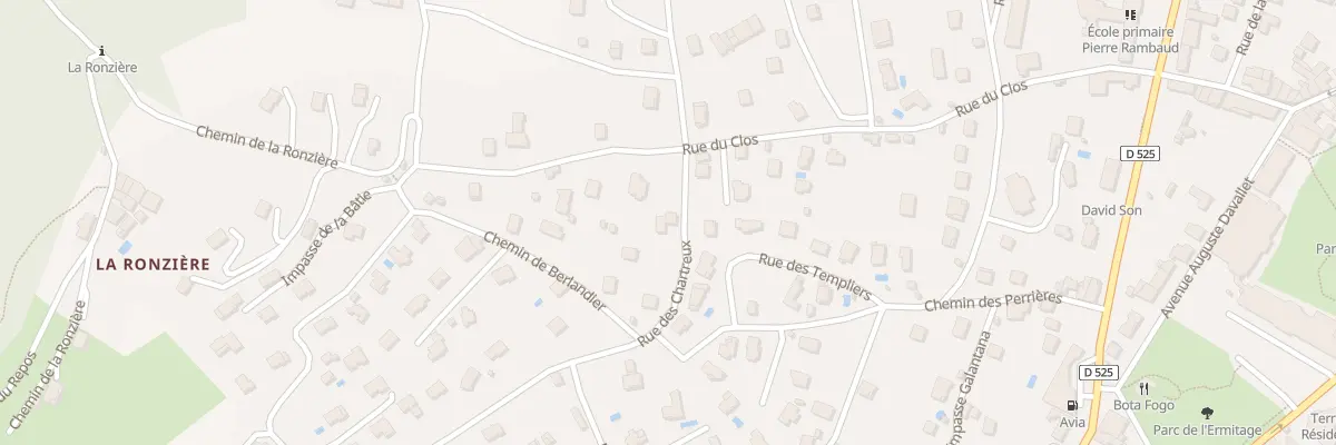 Plan du 2 Rue des Chartreux à Allevard
