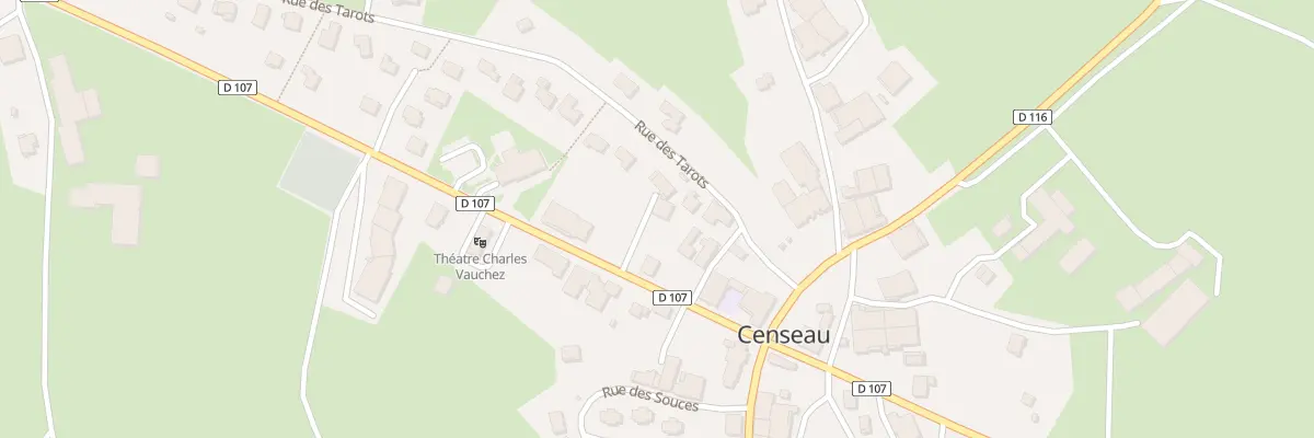 Plan du 8 Rue du Magasin à Censeau