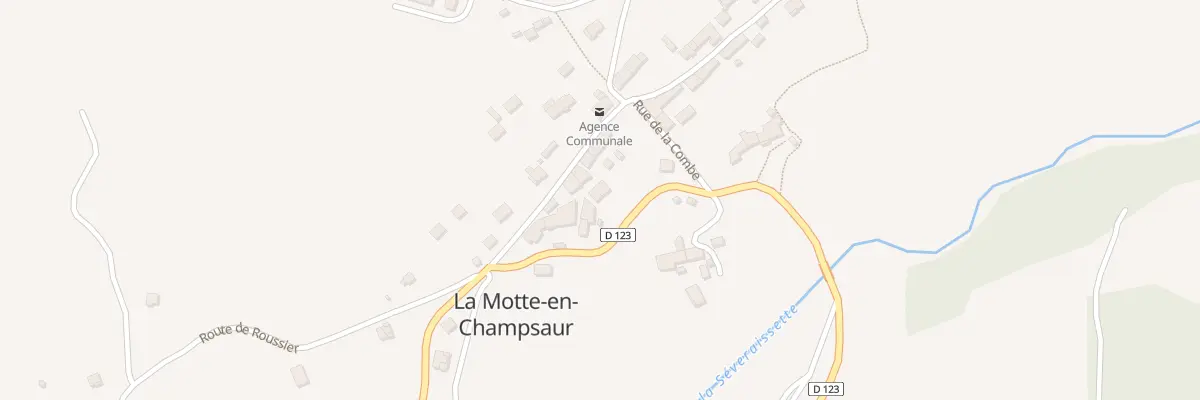 Plan du 122 Rue Endroune du Glavour à La Motte-en-Champsaur