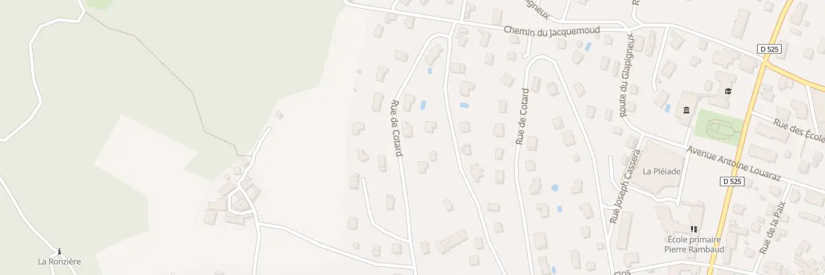 Plan du 31 Rue de Cotard à Allevard