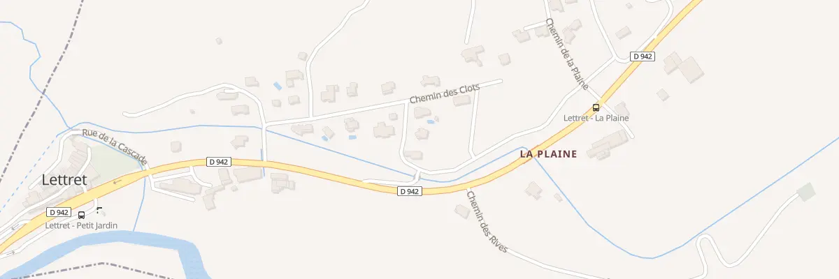 Plan du 5118 Les Clots à Lettret
