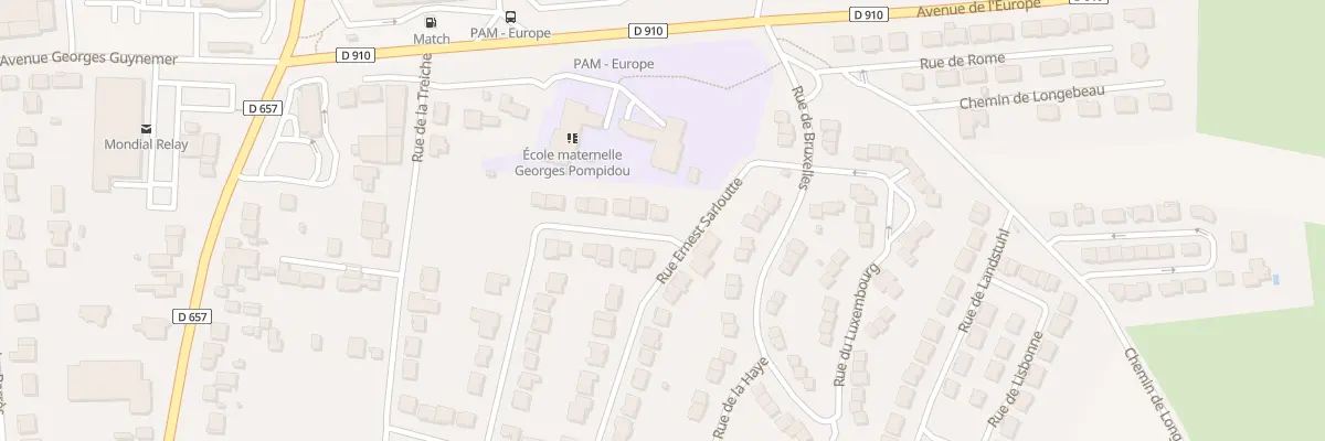 Plan du 27 Rue Gaston Deblaize à Pont-à-Mousson