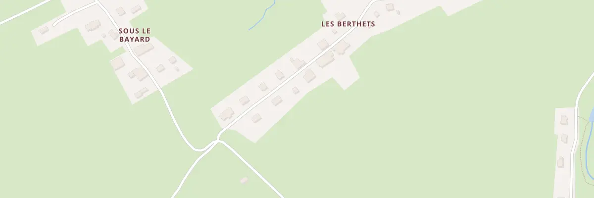 Plan du 10 Les Berthets à Dole