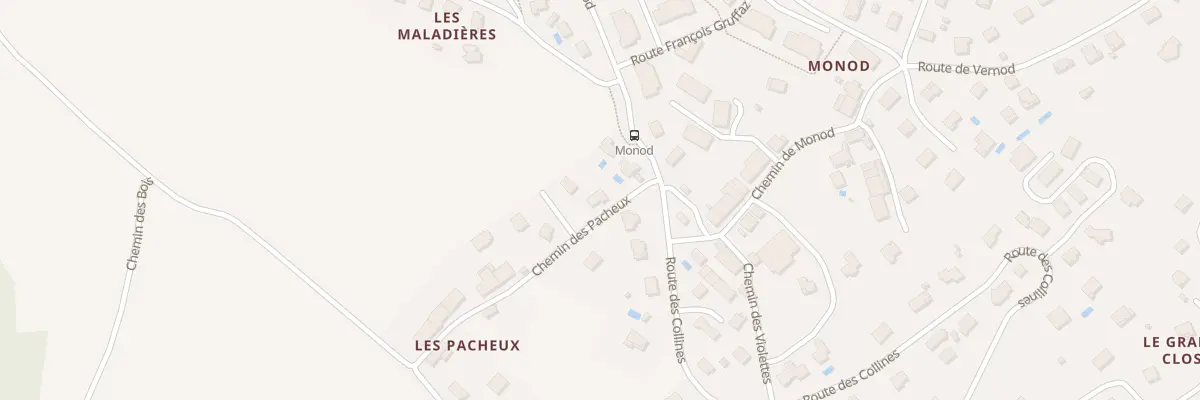 Plan du 80 Che des Pacheux à Poisy