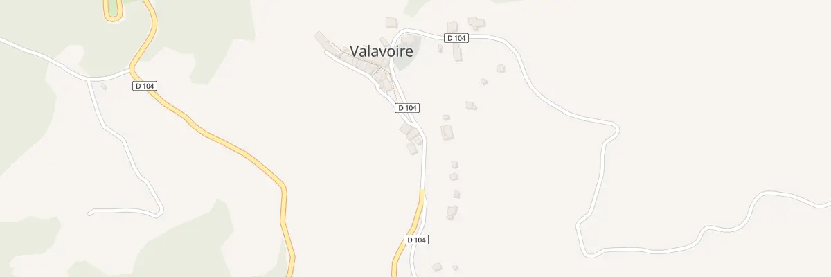 Plan du 7605 Les Faysses à Valavoire