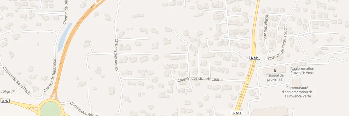 Plan du 162 Che des Grands Cedres à Brignoles