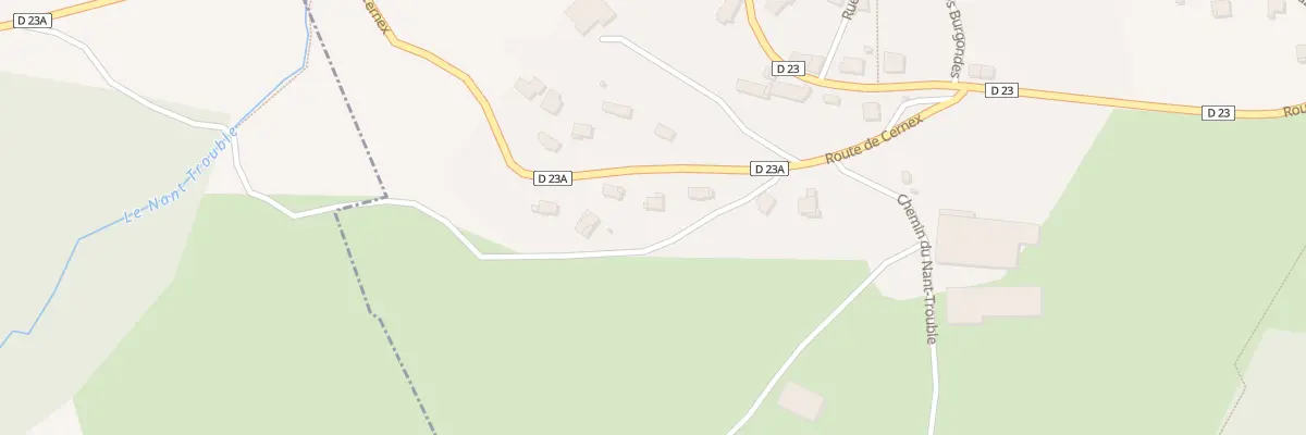 Plan du 235 Rte de Cernex à Andilly