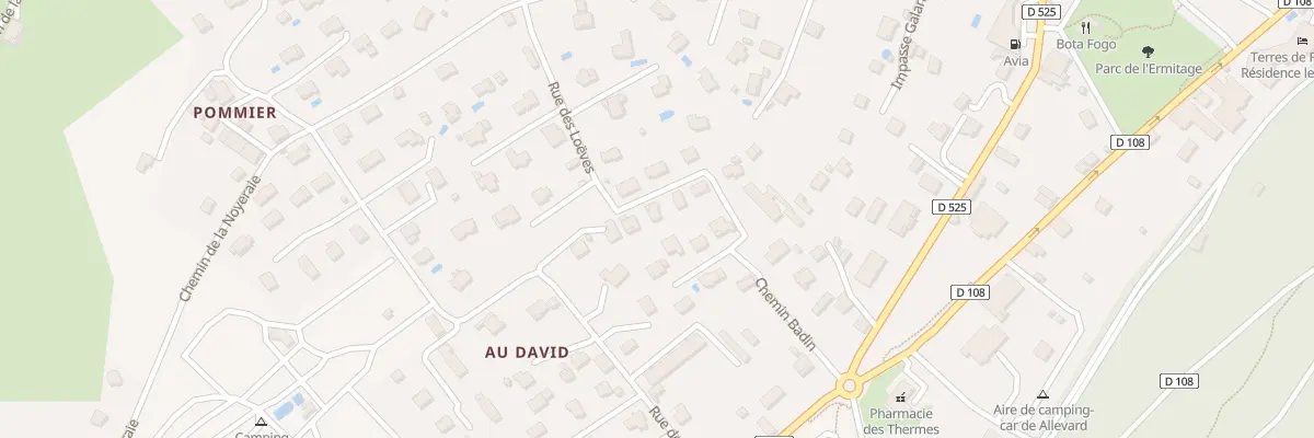 Plan du 4 Che de Vinca à Allevard