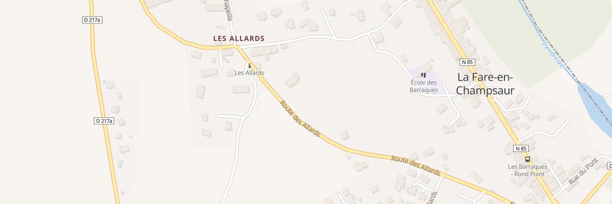 Plan du 22 Rte des Allards à La Fare-en-Champsaur