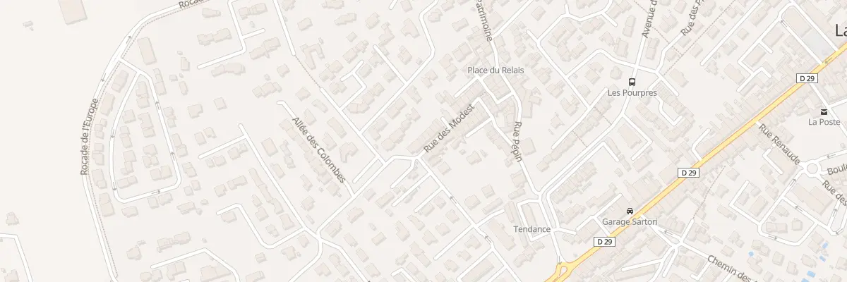 Plan du 30 Rue des Modest à La Crau