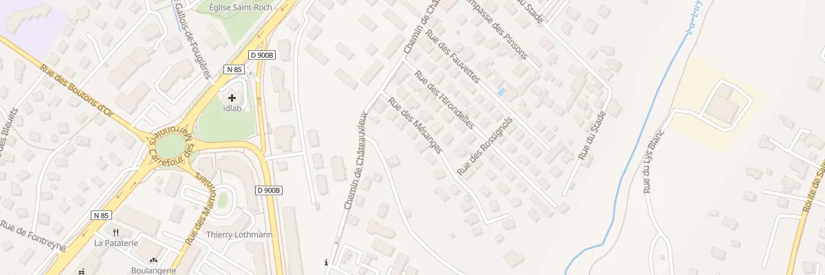 Plan du 8 Rue des Mésanges à Gap
