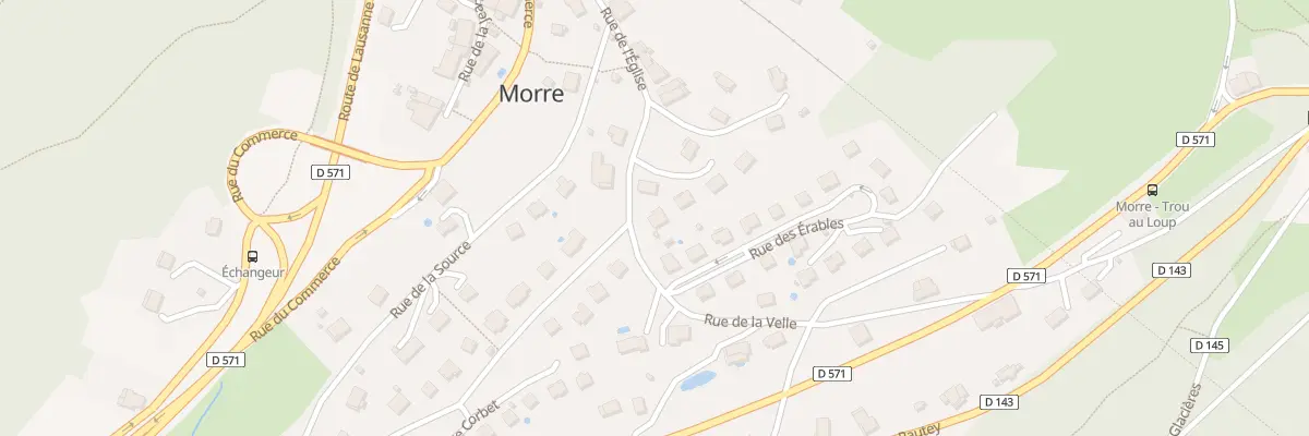 Plan du 3 Rue de la Velle à Morre