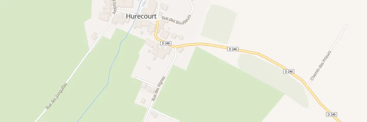 Plan du 12 Rue de l’Epine à Hurecourt