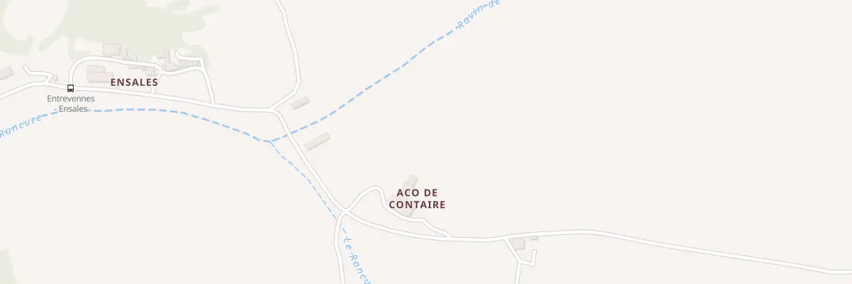 Plan du 7039 Aco de Contaire à Entrevennes