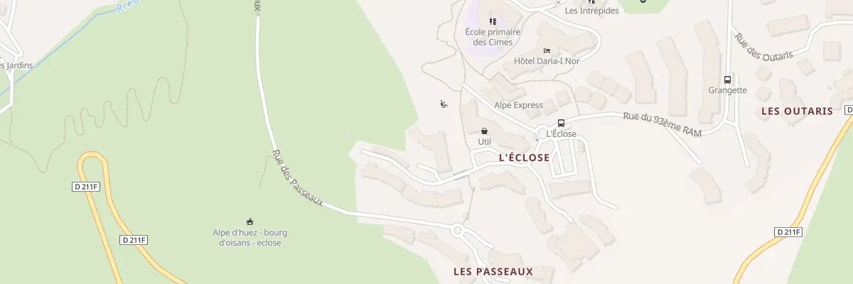 Plan du 636 Rue 93 Eme Ram à Huez