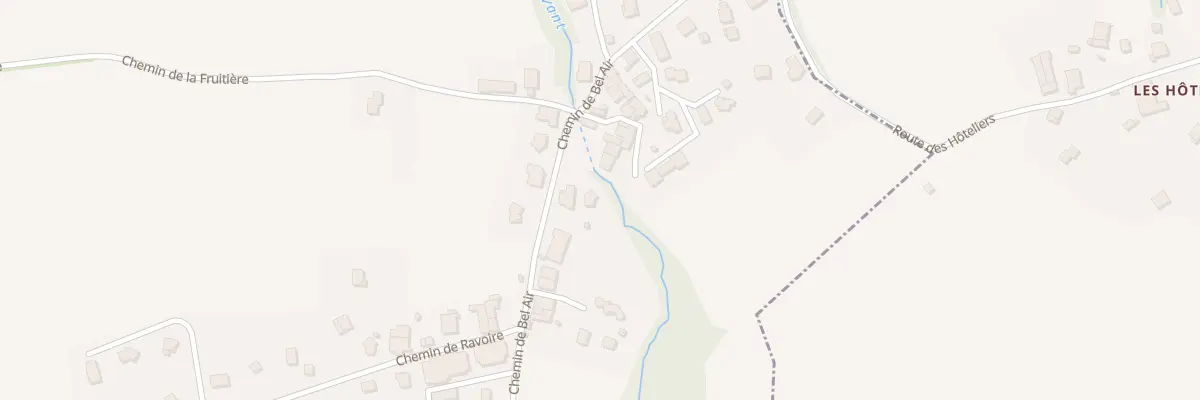 Plan du 313 Che de Bel-air à Feigères