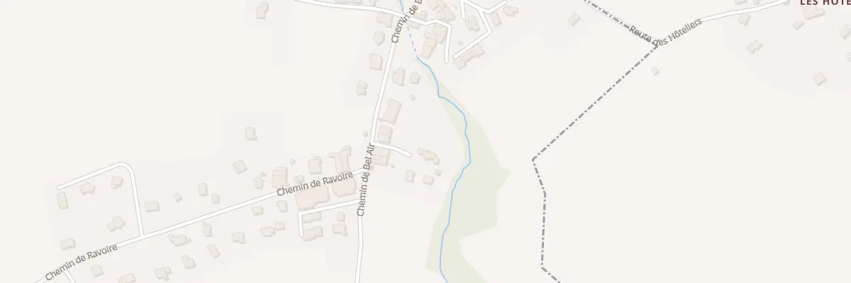 Plan du 395 Che de Bel-air à Feigères
