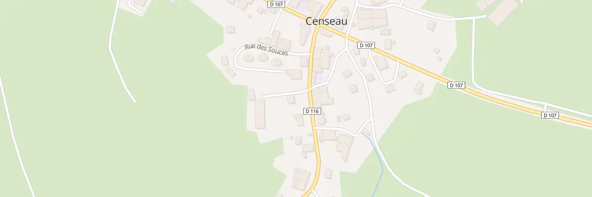 Plan du 6 Rue du Val de Mièges à Censeau
