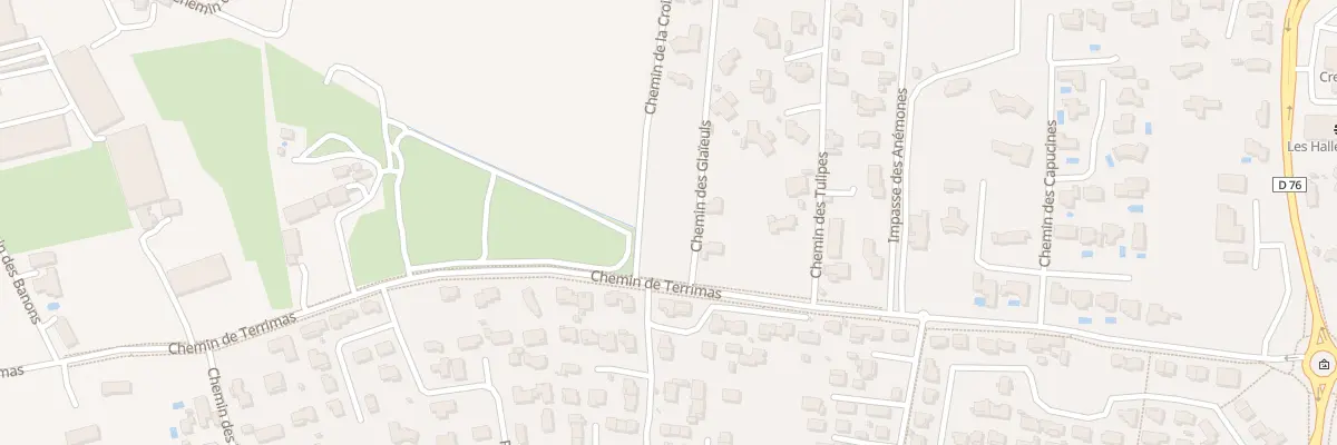 Plan du 48 Che de la Croix du Chateau à La Crau