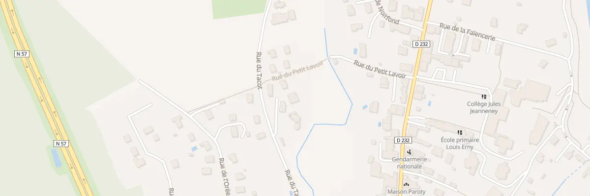 Plan du 4 Rue du Tacot à Rioz