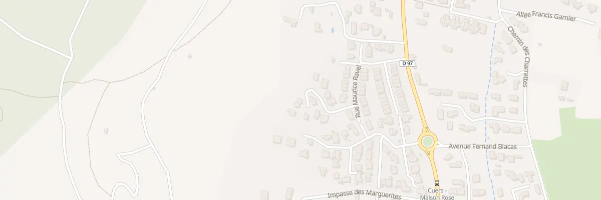 Plan du 190 Rue Maurice Ravel à Cuers