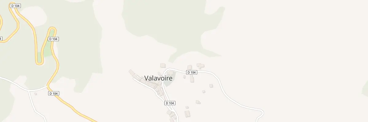 Plan du 7012 La Lauzette à Valavoire